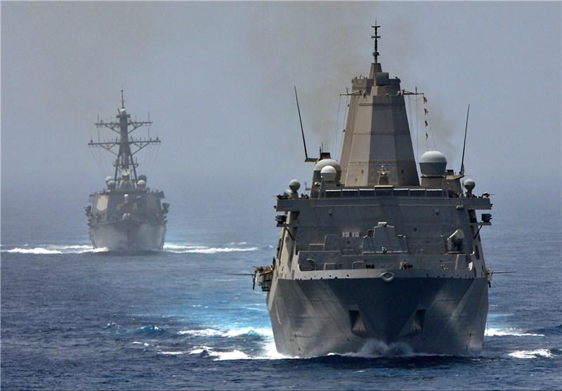 نخستین حضور کشتی های جنگی چین در نزدیکی مرزهای دریایی آمریکا