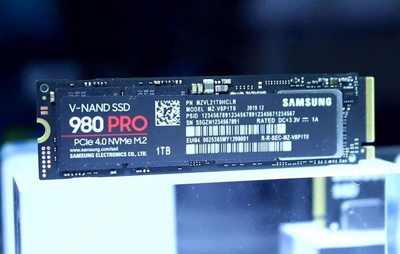 SSD 980 Pro با سرعت خواندن اطلاعات 7 گیگابایت بر ثانیه رونمایی شد