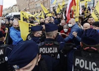 اعتراضات گسترده ضد محدودیت های کرونایی در سراسر اروپا