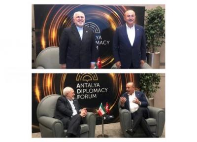 توافق وزرای خارجه ایران و ترکیه درباره برنامه کاری نشست های سه جانبه تهران، آنکارا، باکو