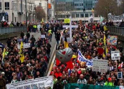 معترضان کرونایی بلژیک خواستار استعفای دولت شدند