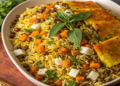 طرز تهیه شلغم پلو خوشمزه و مقوی با سبزیجات و عدس طرز تهیه شلغم پلو خوشمزه و مقوی با سبزیجات و عدس